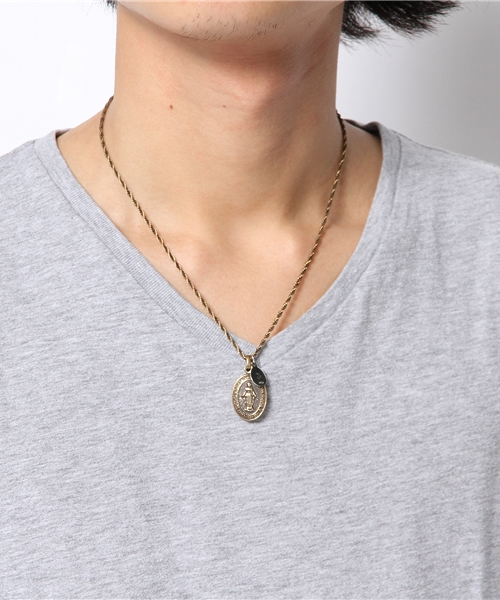 amp japan（アンプジャパン）の「ブラス マリア ロケット チェーンネックレス（ネックレス・メンズ・シルバー・FREE）」の4枚目の写真