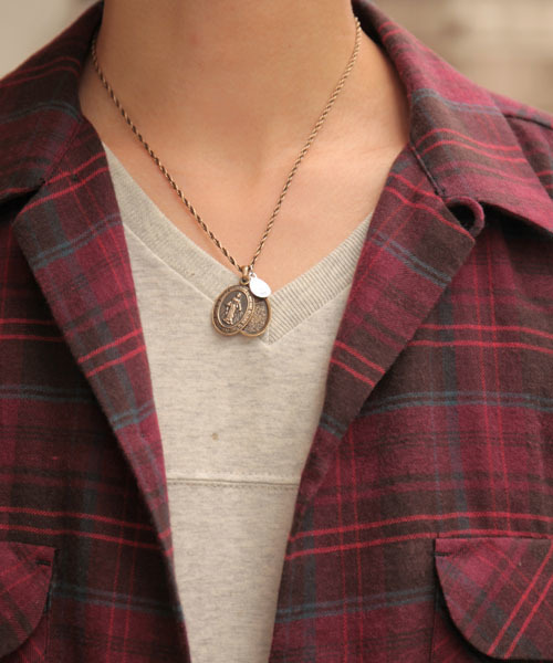 amp japan（アンプジャパン）の「ブラス マリア ロケット チェーンネックレス（ネックレス・メンズ・シルバー・FREE）」の7枚目の写真