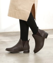 VIVIAN | Vサイドゴアデザインショートブーツ(ブーツ)