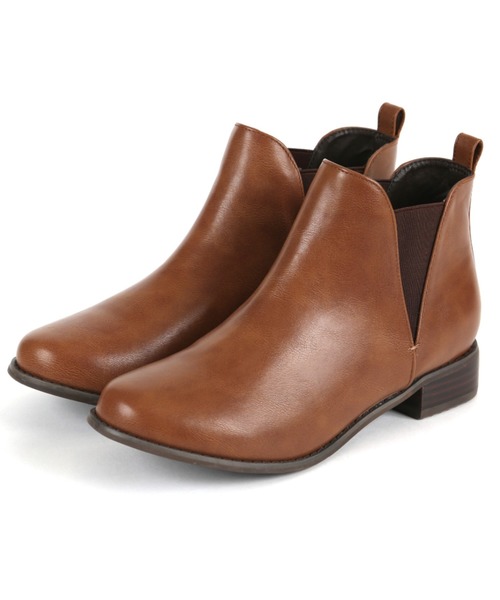 VIVIAN（ヴィヴィアン）の「Vサイドゴアデザインショートブーツ（ブーツ・レディース・ブラック/ダークブラウン/キャメル・LL/S/M/L）」の7枚目の写真