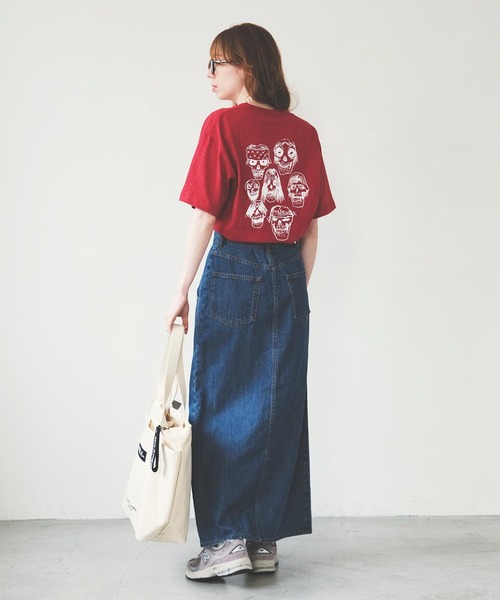 BAR AND UNDER LOGO BIG CANVAS BAG / ロゴ キャンバストートバッグ /A4収納（トートバッグ）｜MILKFED.（ミルクフェド）