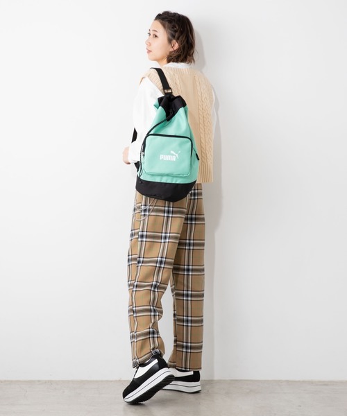 PUMA(プーマ)の「∴WEGO/PUMA 2WAYプールバッグ(ショルダーバッグ・メンズ・ライム/ブラック・FREE)」の7枚目の写真