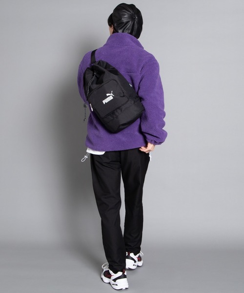 PUMA(プーマ)の「∴WEGO/PUMA 2WAYプールバッグ(ショルダーバッグ・メンズ・ライム/ブラック・FREE)」の5枚目の写真