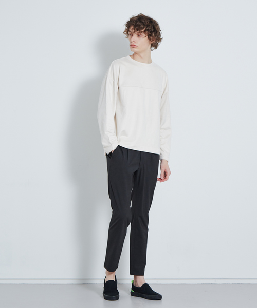 MYSELF ABAHOUSE（マイセルフアバハウス）の「【MYSELF ABAHOUSE】裏毛フェイクスエード プルオーバー（スウェット・メンズ・ホワイト/ブラック/サックスブルー/オレンジ系その他・46/48）」の5枚目の写真