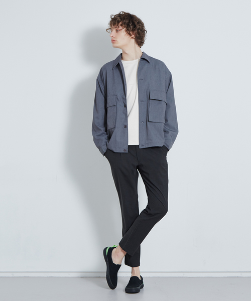 MYSELF ABAHOUSE（マイセルフアバハウス）の「【MYSELF ABAHOUSE】裏毛フェイクスエード プルオーバー（スウェット・メンズ・ホワイト/ブラック/サックスブルー/オレンジ系その他・46/48）」の12枚目の写真