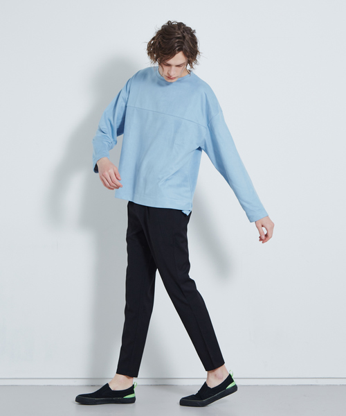 MYSELF ABAHOUSE（マイセルフアバハウス）の「【MYSELF ABAHOUSE】裏毛フェイクスエード プルオーバー（スウェット・メンズ・ホワイト/ブラック/サックスブルー/オレンジ系その他・46/48）」の16枚目の写真