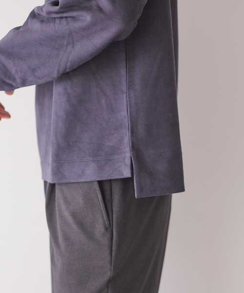 MYSELF ABAHOUSE（マイセルフアバハウス）の「【MYSELF ABAHOUSE】裏毛フェイクスエード プルオーバー（スウェット・メンズ・ホワイト/ブラック/サックスブルー/オレンジ系その他・46/48）」の18枚目の写真