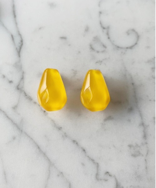 Port（ポート）の「クリア ドロップ カラフル イヤリング（イヤリング・レディース・ホワイト/ブラウン/レッド/イエロー/ブルー/グリーン・FREE）」の5枚目の写真