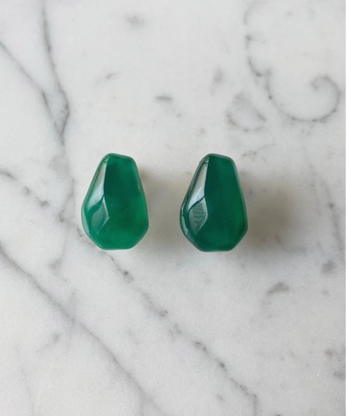 Port（ポート）の「クリア ドロップ カラフル イヤリング（イヤリング・レディース・ホワイト/ブラウン/レッド/イエロー/ブルー/グリーン・FREE）」の3枚目の写真