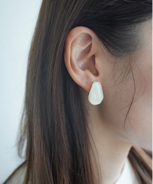 Port（ポート）の「クリア ドロップ カラフル イヤリング（イヤリング・レディース・ホワイト/ブラウン/レッド/イエロー/ブルー/グリーン・FREE）」の8枚目の写真