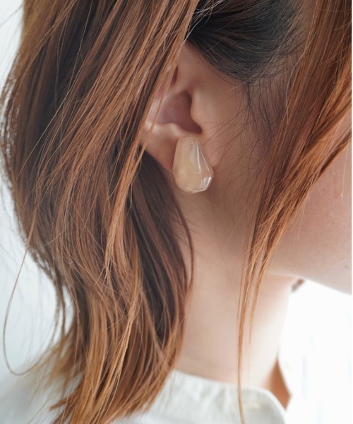 Port（ポート）の「クリア ドロップ カラフル イヤリング（イヤリング・レディース・ホワイト/ブラウン/レッド/イエロー/ブルー/グリーン・FREE）」の9枚目の写真