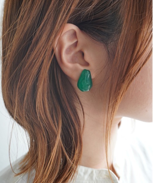 Port（ポート）の「クリア ドロップ カラフル イヤリング（イヤリング・レディース・ホワイト/ブラウン/レッド/イエロー/ブルー/グリーン・FREE）」の10枚目の写真