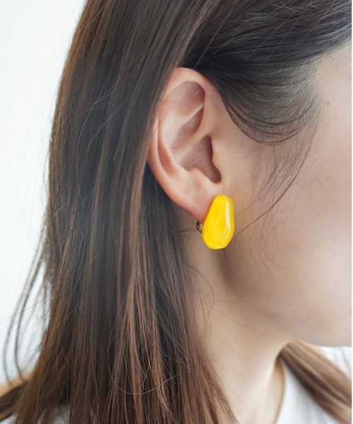 Port（ポート）の「クリア ドロップ カラフル イヤリング（イヤリング・レディース・ホワイト/ブラウン/レッド/イエロー/ブルー/グリーン・FREE）」の11枚目の写真