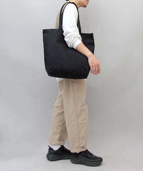 United Athle（ユナイテッドアスレ）の「United Athle / ユナイテッドアスレ / スタンダード キャンバス トートバッグ / キャンバストート(L)（トートバッグ・メンズ・ブラック/ナチュラル・FREE）」の16枚目の写真