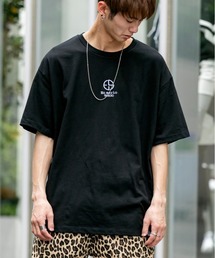 En serio TOKYO | 吸湿速乾機能 ボディ / トレードマーク刺繍ロゴ / ワンポイント / シンプル ビッグシルエット Tシャツ(Tシャツ/カットソー)