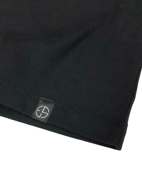 En serio TOKYO（エンソリオトーキョー）の「トレードマーク刺繍ロゴ ビッグシルエット Tシャツ（Tシャツ/カットソー・メンズ・ブラック/オフホワイト/サンドベージュ/スモークピンク/グレイッシュブルー・LL/S/M/L）」の11枚目の写真