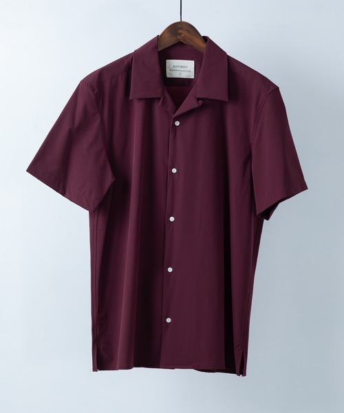 Mins Minis ミンス ミニス ナイロンオープンカラーssシャツ シャツ ブラウス Rawlife ロウライフ のファッション通販 Zozotown