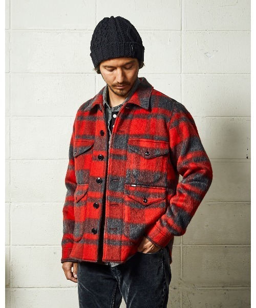 TMT（ティーエムティー）の「【中川大志さん着用】PLAID FUR WORK SHIRTS-TYPE JACKET（その他アウター・メンズ・ホワイト/レッド/ブルー・SMALL/MEDIUM/LARGE/X-LARGE）」の20枚目の写真