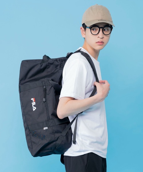 セール】【FILA/フィラ】 別注 ミニ 筆記体 ロゴ 3way ボストン