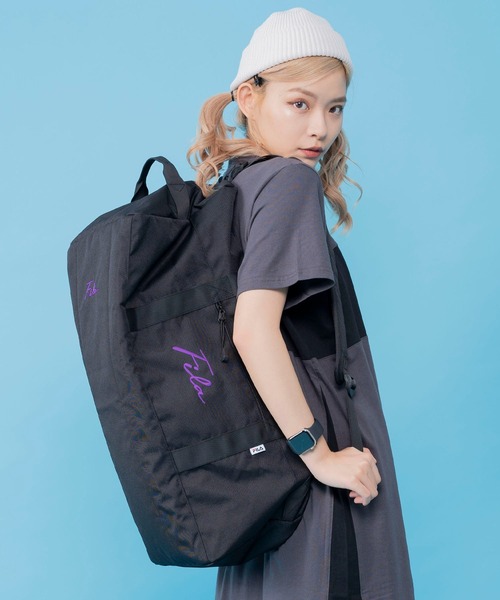 セール】【FILA/フィラ】 別注 ミニ 筆記体 ロゴ 3way ボストン
