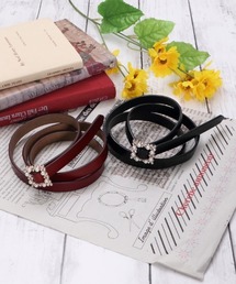 axes femme | プチビジューバックルベルト(ベルト)