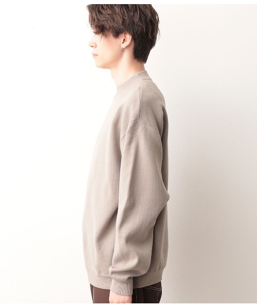 JUNRED（ジュンレッド）の「ミラノリブルーズモックニット（ニット/セーター・メンズ・ブラック/ダークブラウン/ライトグリーン/ベージュ系その他2/ラベンダー・M/L）」の22枚目の写真