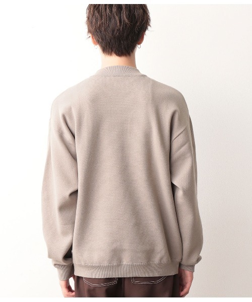JUNRED（ジュンレッド）の「ミラノリブルーズモックニット（ニット/セーター・メンズ・ブラック/ダークブラウン/ライトグリーン/ベージュ系その他2/ラベンダー・M/L）」の15枚目の写真