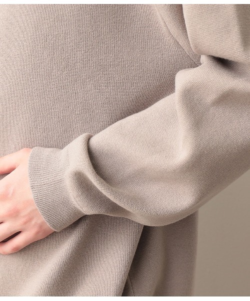 JUNRED（ジュンレッド）の「ミラノリブルーズモックニット（ニット/セーター・メンズ・ブラック/ダークブラウン/ライトグリーン/ベージュ系その他2/ラベンダー・M/L）」の13枚目の写真