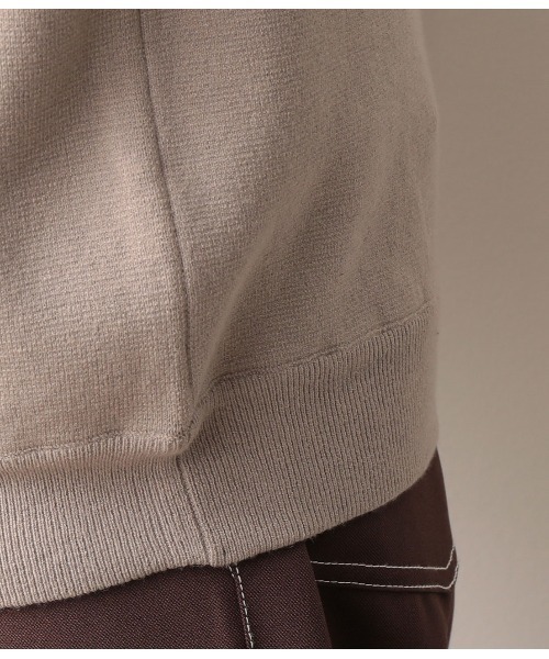 JUNRED（ジュンレッド）の「ミラノリブルーズモックニット（ニット/セーター・メンズ・ブラック/ダークブラウン/ライトグリーン/ベージュ系その他2/ラベンダー・M/L）」の8枚目の写真