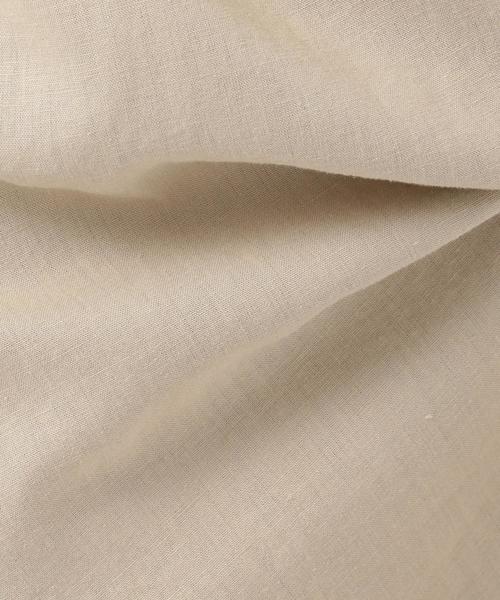 SHARE PARK(シェアパーク)の「リネンレーヨンガウンワンピース(ドレス・レディース・黄土色系・1)」の6枚目の写真