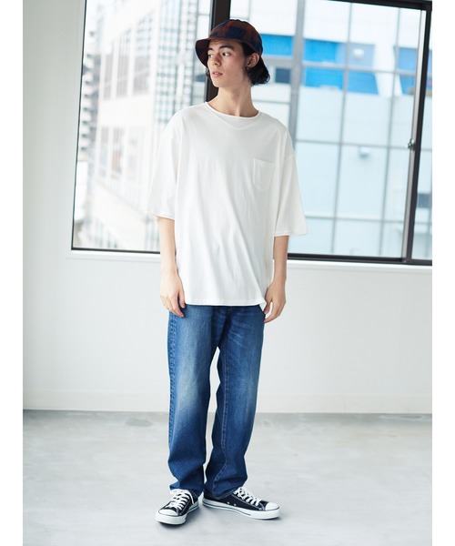 CRAFT STANDARD BOUTIQUE（クラフトスタンダードブティック）の「ストレートデニムパンツ●（デニムパンツ・メンズ・インディゴブルー・LL/M/L）」の9枚目の写真
