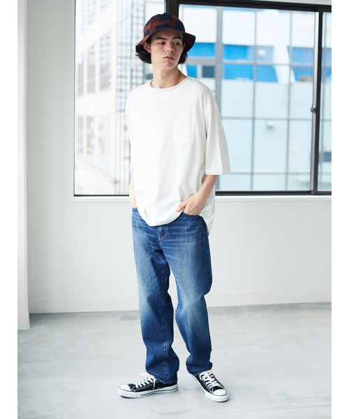 CRAFT STANDARD BOUTIQUE（クラフトスタンダードブティック）の「ストレートデニムパンツ●（デニムパンツ・メンズ・インディゴブルー・LL/M/L）」の8枚目の写真
