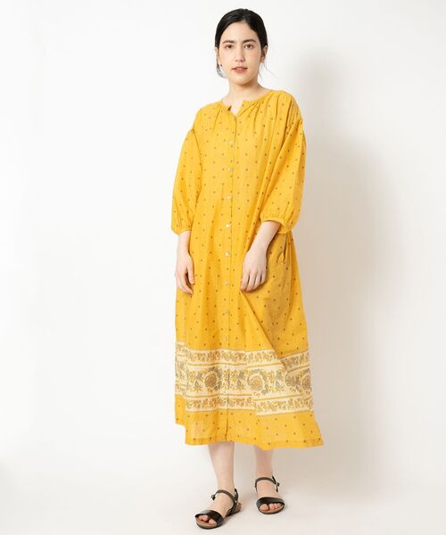 お得な特別割引価格 Nimes ニーム のファッション Francaise ワンピース ドレス Maroc プリントワンピース ワンピース プリントワンピース Nfg3040 を購入できます La Le