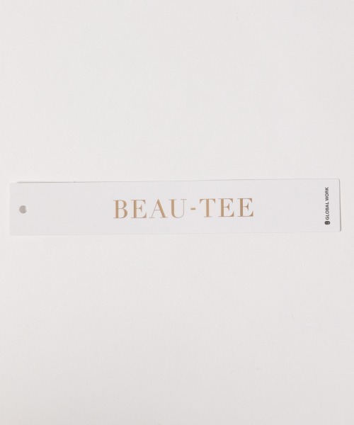 GLOBAL WORK（グローバルワーク）の「BEAUTEEクルーリブプルオーバー/894797（Tシャツ/カットソー・レディース・ブラック/ダークブラウン/オフホワイト・MEDIUM/LARGE）」の14枚目の写真