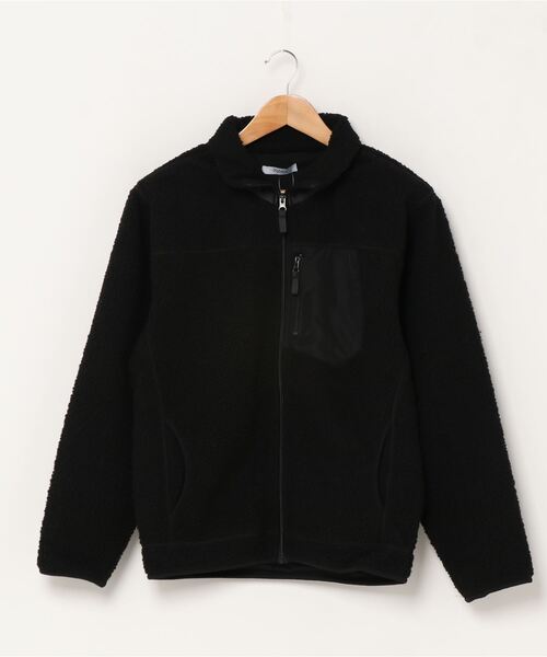 TopIsm(トップイズム)の「シープボアフリース スタンドネックブルゾン(ブルゾン・メンズ・アイボリー/ブラック/カモフラージュ/ベージュ・LL/L/M)」の18枚目の写真