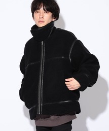BeAMS DOT | 【WEB限定】BeAMS DOT / スタンドネック ボアブルゾン(ブルゾン)