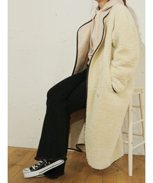 ROYAL PARTY | 【近藤千尋さんコラボ】リバーシブルボアコート(ムートンコート)