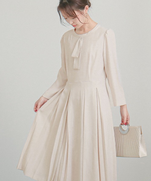 オケージョン ミモレ丈 セール Niana ニアナ のファッション お呼ばれ ワンピース セレモニーワンピース 結婚式 ワンピース オケージョン ミモレ丈