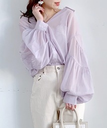 Heather | キラキラシアーシャツ　935398(シャツ/ブラウス)
