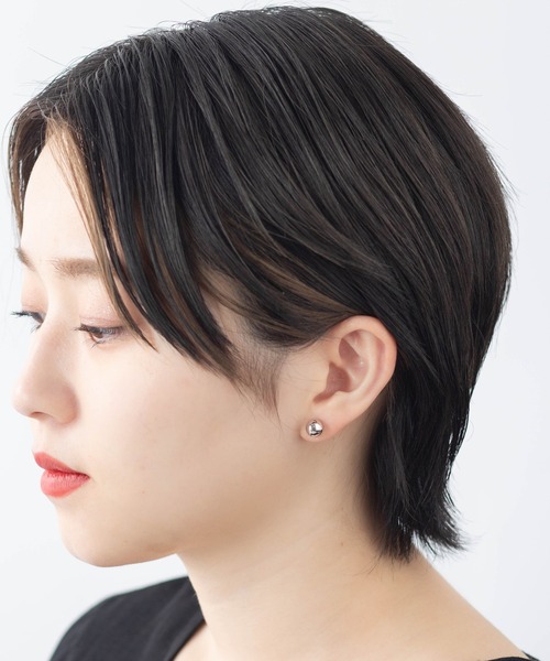 SALON（サロン）の「ラウンドメタルピアス 日本製 ニッケルフリー（ピアス（片耳用）・レディース・シルバー系その他/シルバー・FREE）」の2枚目の写真