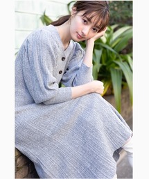 SWINGLE（スウィングル）の「★ヘンリーネックニットワンピース（ワンピース・レディース）」