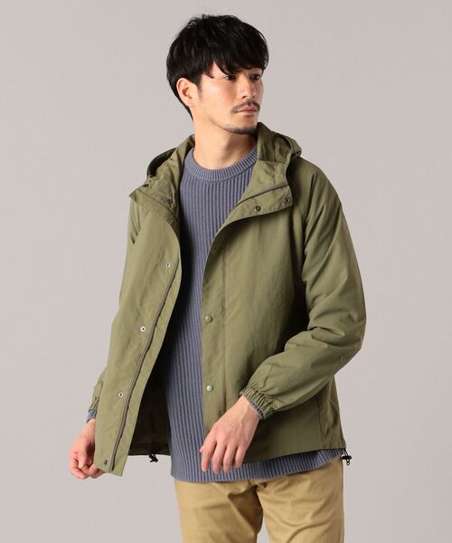 SHIPS（シップス）の「SHIPS:【撥水】ナイロン パッカブル マウンテンパーカ（マウンテンパーカー・メンズ・ネイビー/オリーブ/ベージュ・SMALL/LARGE/MEDIUM/X-LARGE）」の10枚目の写真