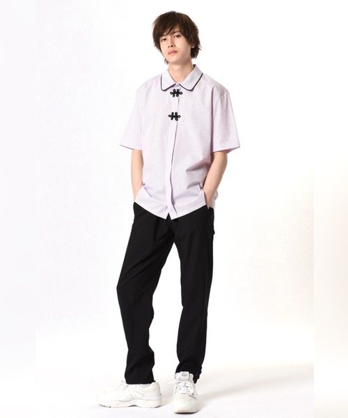 【メンズシャツ】MILKBOY ミルクボーイ ペイズリージャカード ロングシャツ LONG SHIRTS - MILK MILKBOY OFFICIAL ONLINE SHOP | milk inc.