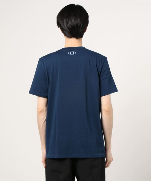 UNDER ARMOUR（アンダーアーマー）の「UA[ABC] カモ ビッグロゴ ショートスリーブ（トレーニング/MEN）（Tシャツ/カットソー・メンズ・ホワイト/ネイビー/ブラック・XXL/MD/3XL/XL/LG/SM）」の7枚目の写真
