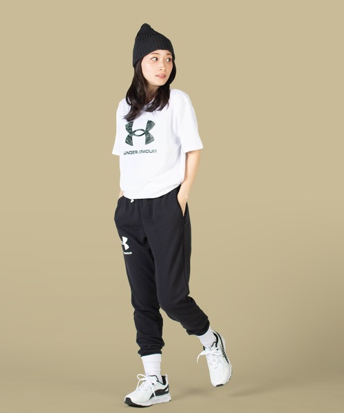 UNDER ARMOUR（アンダーアーマー）の「UA[ABC] カモ ビッグロゴ ショートスリーブ（トレーニング/MEN）（Tシャツ/カットソー・メンズ・ホワイト/ネイビー/ブラック・XXL/MD/3XL/XL/LG/SM）」の11枚目の写真