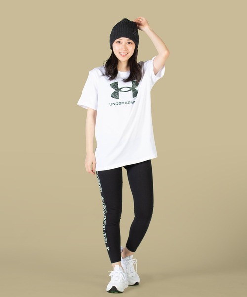 UNDER ARMOUR（アンダーアーマー）の「UA[ABC] カモ ビッグロゴ ショートスリーブ（トレーニング/MEN）（Tシャツ/カットソー・メンズ・ホワイト/ネイビー/ブラック・XXL/MD/3XL/XL/LG/SM）」の12枚目の写真