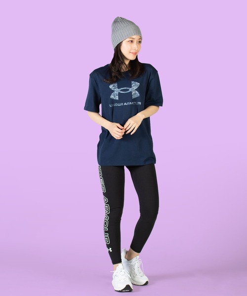 UNDER ARMOUR（アンダーアーマー）の「UA[ABC] カモ ビッグロゴ ショートスリーブ（トレーニング/MEN）（Tシャツ/カットソー・メンズ・ホワイト/ネイビー/ブラック・XXL/MD/3XL/XL/LG/SM）」の22枚目の写真