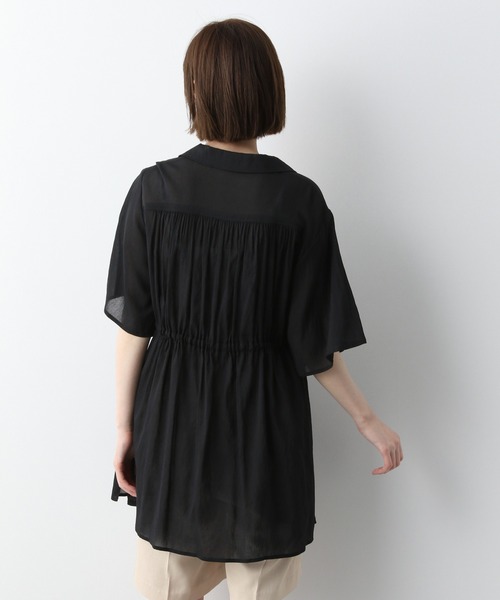 A part by(アパートバイ)の「Poカイキンドロストシャツ半袖 946939(シャツ/ブラウス・レディース・ブラック/オフホワイト/グリーン系その他5/ベージュ系その他・FREE)」の20枚目の写真