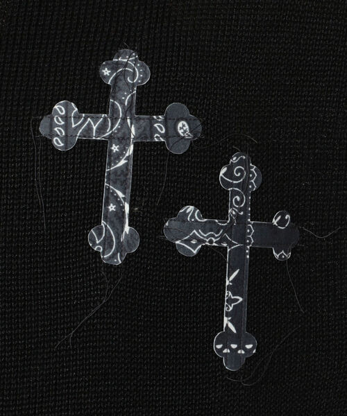 Children of the discordance（チルドレン オブ ザ ディスコ-ダンス）の「Children of the discordance（チルドレン オブ ザ ディスコーダンス）LIMITEDアイテム 7G CROSS KNIT VEST 90s（ニット/セーター・メンズ・ブラック・1/2/3）」の16枚目の写真