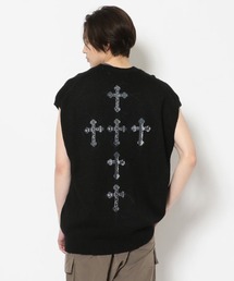 Children of the discordance | Children of the discordance（チルドレン オブ ザ ディスコーダンス）LIMITEDアイテム 7G CROSS KNIT VEST 90s(ニット/セーター)